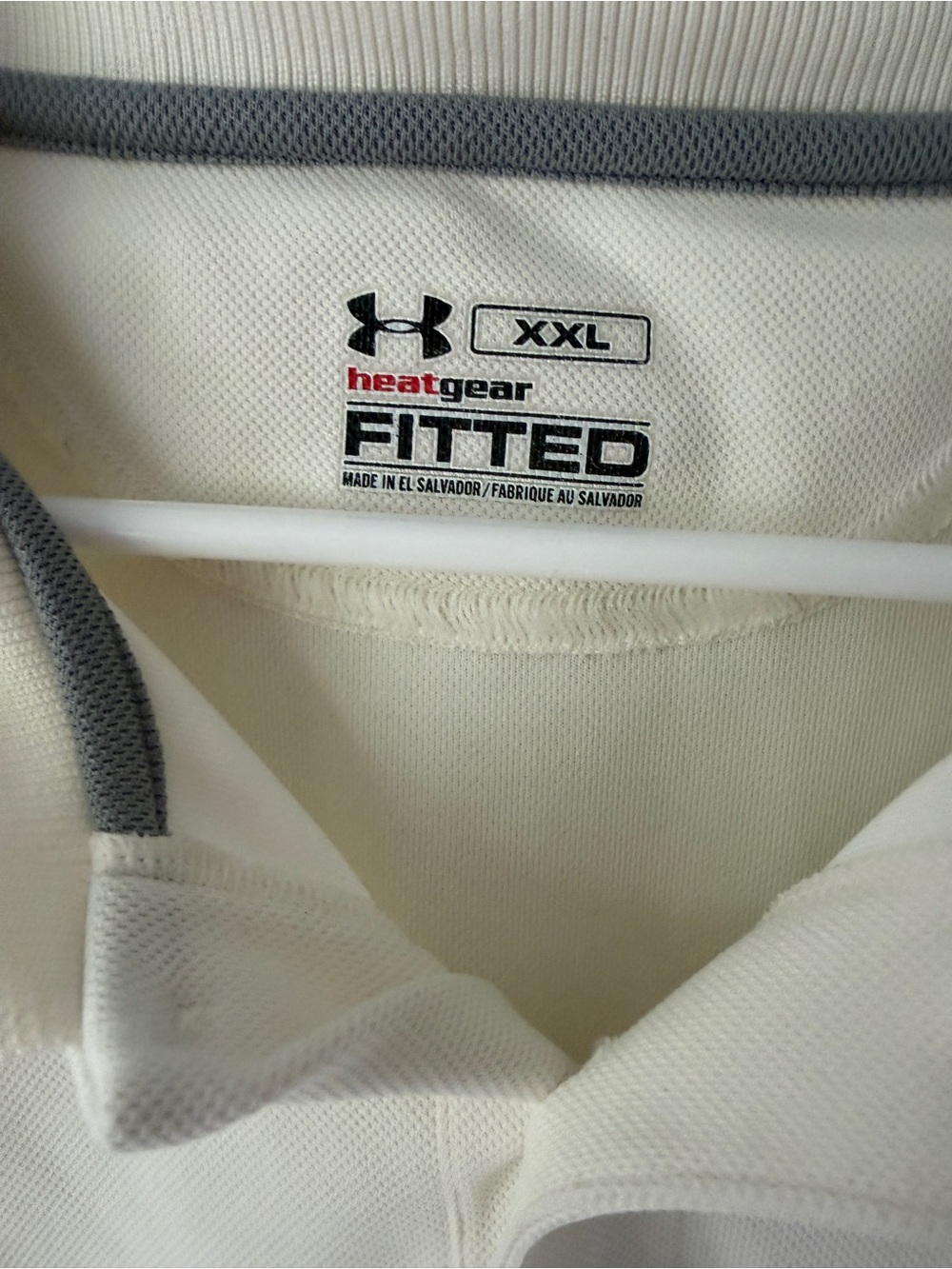 Under Armour Cream Polo Shirt - Picture 2 of 4
